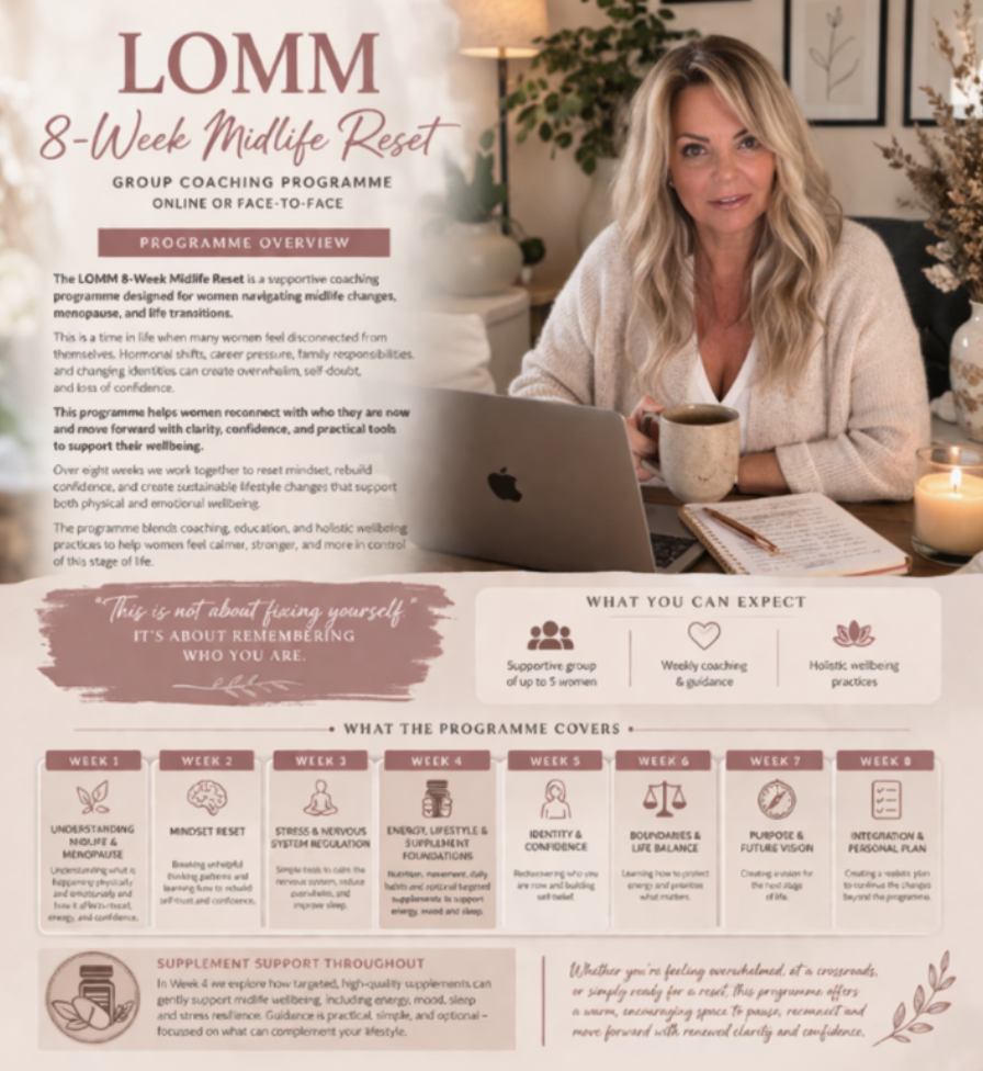 LOMM 8-Week Midlife Reset Coaching Programme